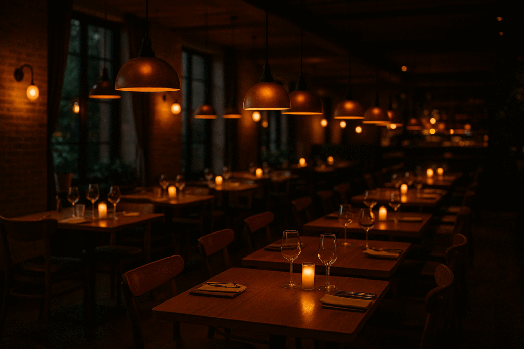 Warm Lighting Ideas for Restaurants UAE