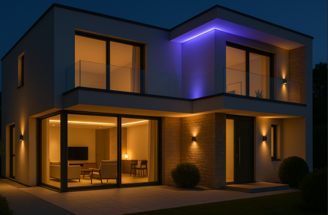 smart lighting for villas UAE