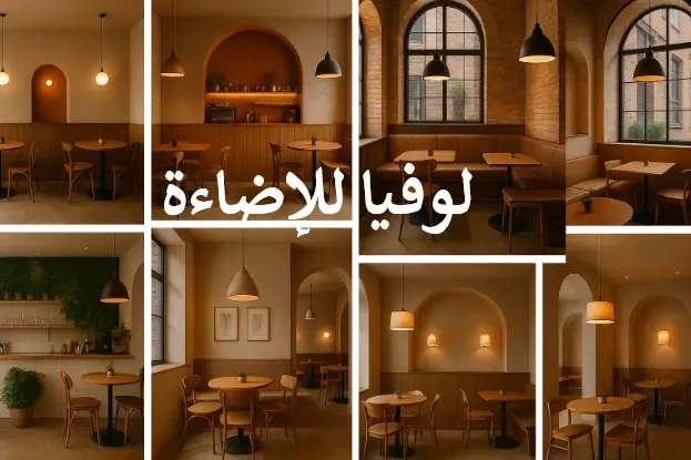 أفكار إضاءة المقاهي في الإمارات