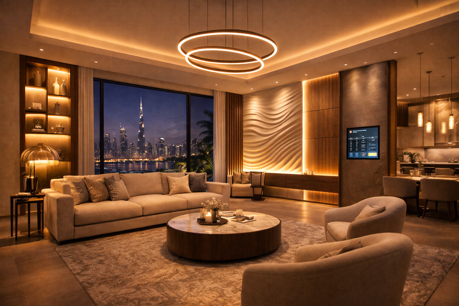 إضاءة المنازل في دبي